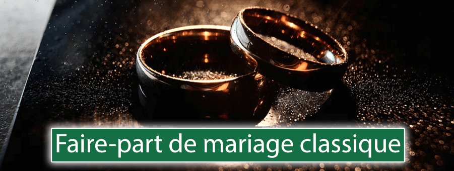 Faire-part de mariage classique : Comment concevoir une invitation simple et raffinée ? - Bois Eden