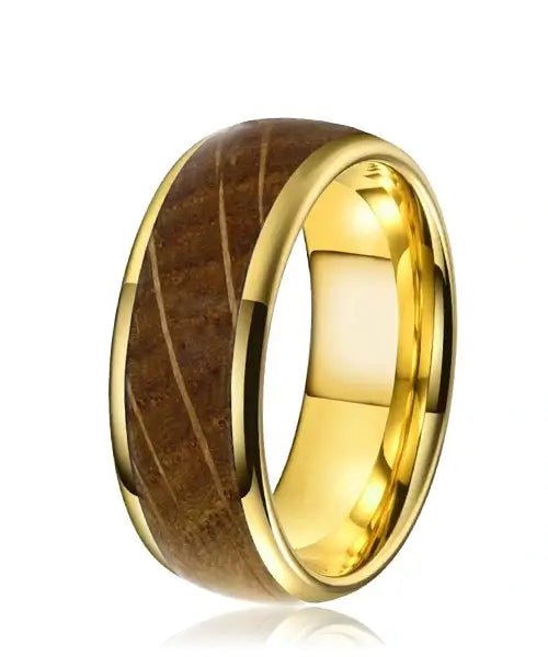 BAGUE BOIS Ouranos Nomad or - Bois Eden