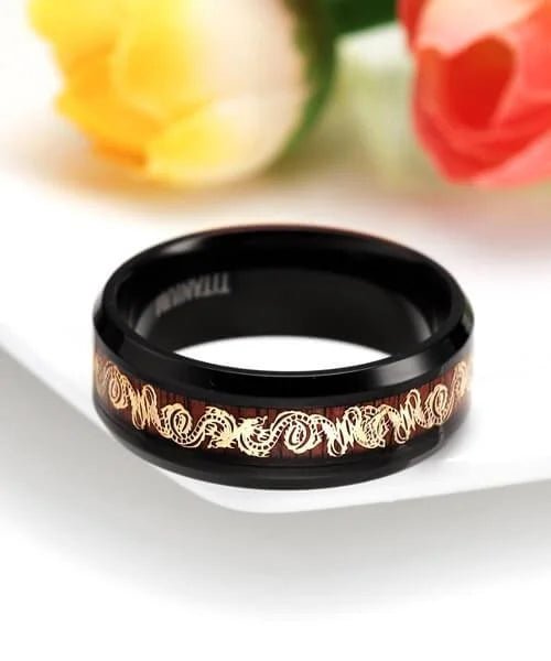 BAGUE EN BOIS Dragon - Bois Eden