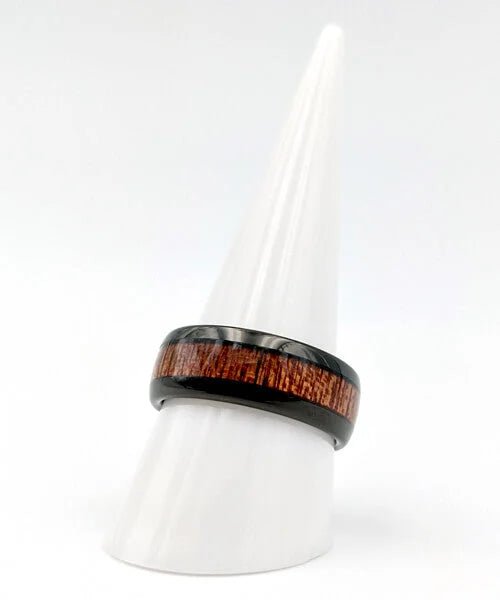 BAGUE EN BOIS Elior noire - Bois Eden