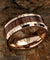 BAGUE EN BOIS Fortune or rose - Bois Eden