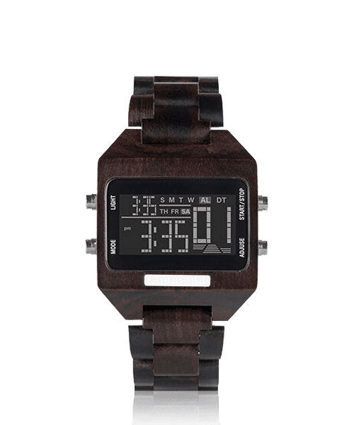 MONTRE EN BOIS HOMME ET FEMME BE Pixel - Bois Eden